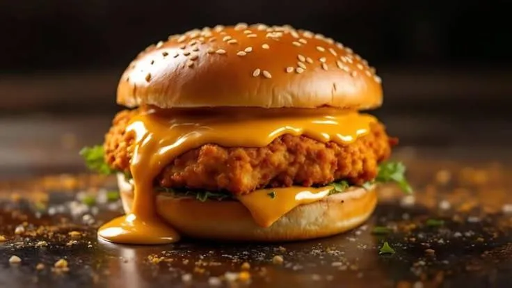 Cheese Lava Burger