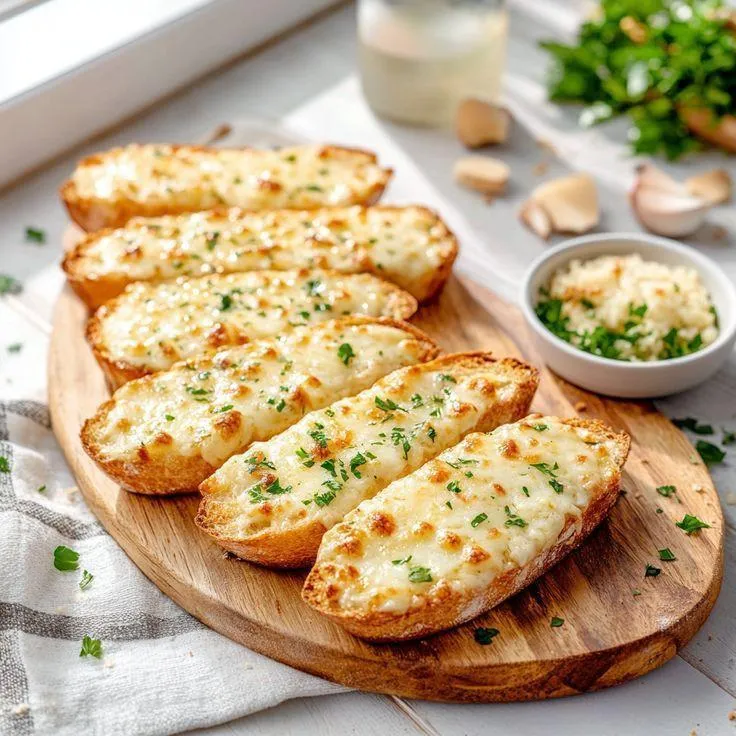 Cheese Paneer Garlic Bread