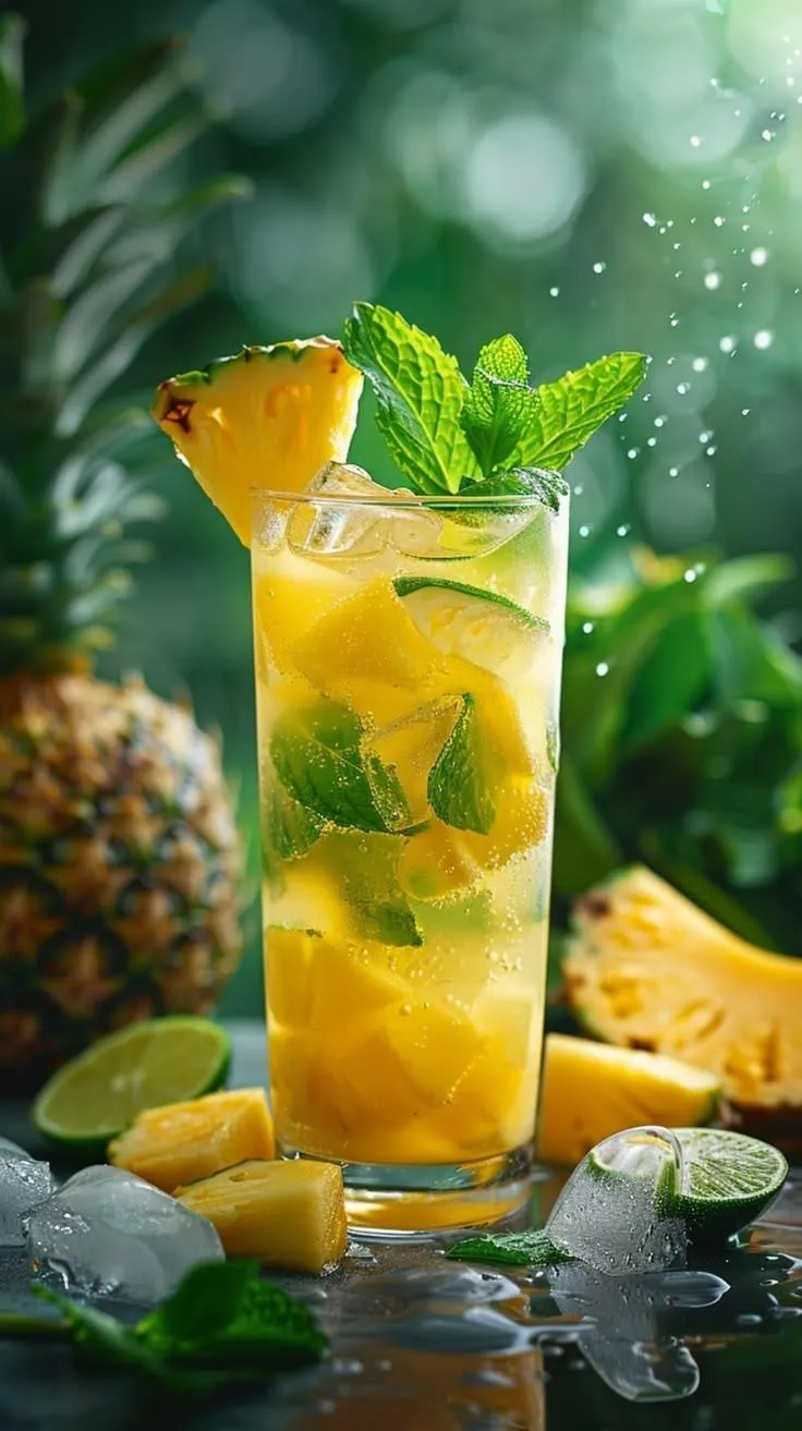 Pineapple Mint Mojito