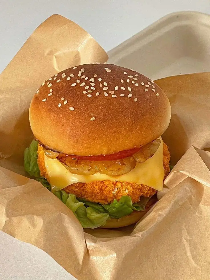 Veg. Schezwan Burger