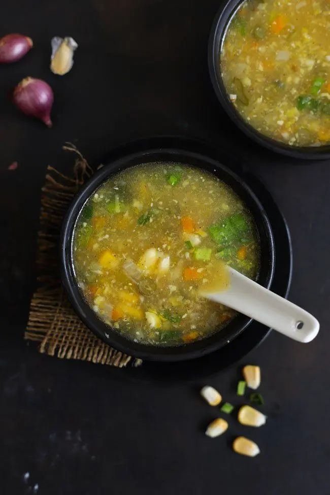 Veg Sweet Corn Soup